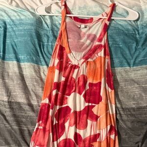 American Eagle Outfitters Red and Orange Floral Camisole